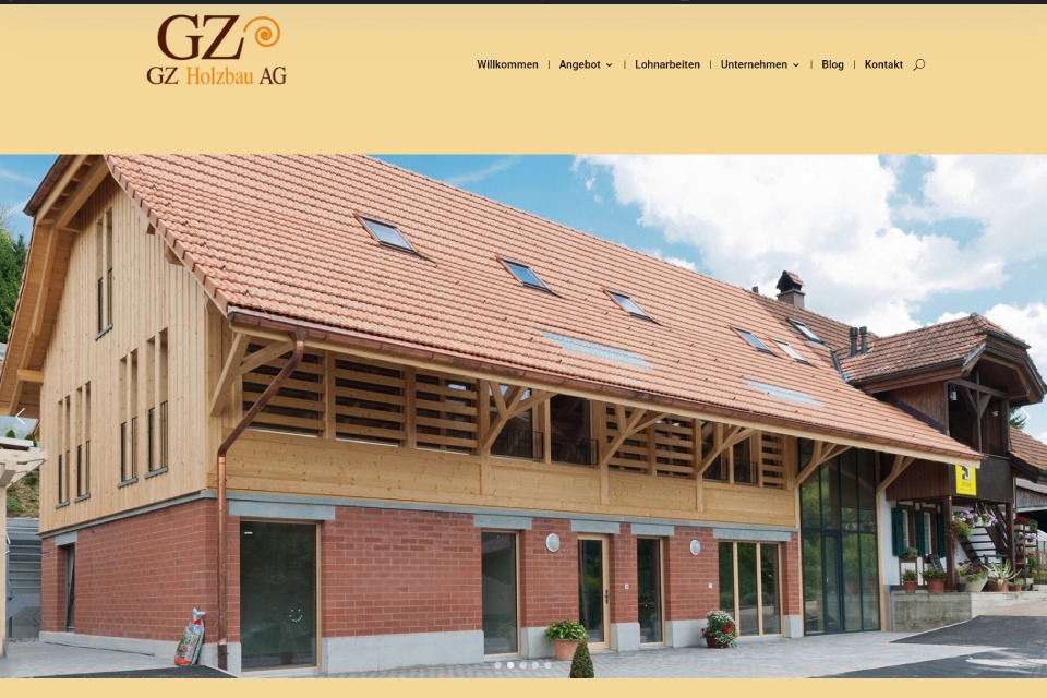 GZ Holzbau AG neue Website